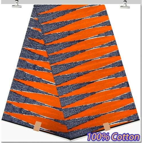 100% cotton new design african real wax print fabric 2021 ankara wax tissus ghana style patchwork fabric for Soft fabric SH0457