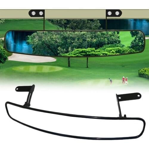 16.5 Inch Universal Wide Rear View Convex Golf Cart Mirror for EZ Go, Club Car, Yamaha,180 Degree Extra Wide Panoramic