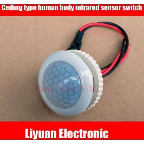 3pcs 220V 50HZ Ceiling type human body infrared sensor switch / SCR sensor lights / body sensor switch