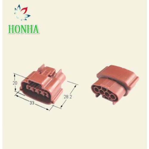 5/10/20/30/50/100sets brown color 4 pin connector waterproof oxygen sensor plug socket for Sr20det CAS 6098-0144