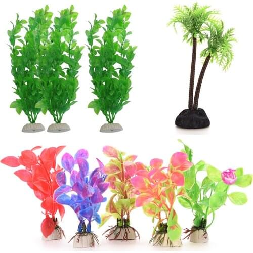 1pc Fish Tank Green Water Grass Landscape Decoration Underwater Artificial Aquatic Plant Ornaments Pet Supplies