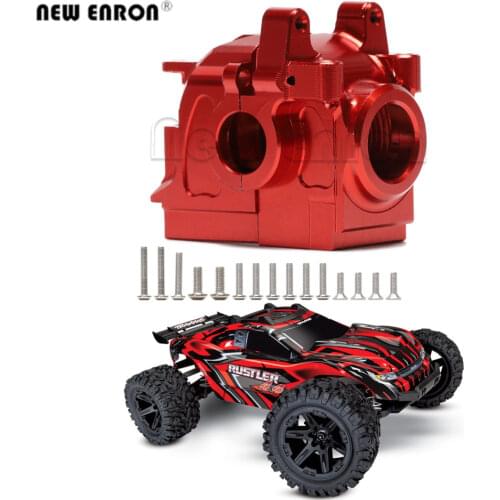 1Set 6880 Aluminum Rear Gearbox Differential Housings for RC Car Crawler Parts Traxxas 1/10 Hoss Rustler Slash Stampede XO-1 4X4
