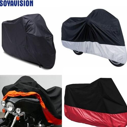 L,XL,2XL,3XL Motorcycle Cover Outdoor UV Protector All Season Bike Waterproof Rain Dustproof Motor Scooter Cover
