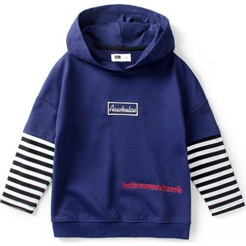 Kids hoodies fashion boy girl hoodie pullover long sleeve 100% cotton spring autumn Child street costume hoodies Sweatshirt