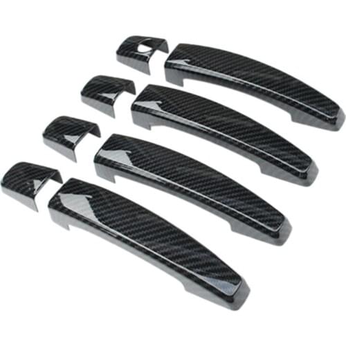 For Chevrolet Cruze 2008-2013 Car-Styling Exterior Door Handle / Door Bowl Carbon Fiber Texture Cover Decor