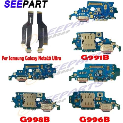 For Samsung Galaxy S21 5G/S21 Plus 5G/S21 Ultra 5G/Note 20 Ultra Charging Port Flex Cable Replacement Parts USB Dock Charger Fle