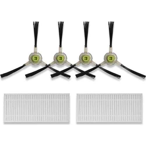 Replace Spare Parts Side Brush Hepa Filter Accessories Kit for Lefant Robotic Vacuum M571,M501-B, M201, M210, T800