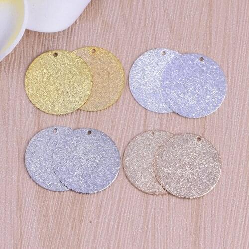 10pcs/lot zhu ru 20mm Round tag Charms Circle annulus loop coin shape Pendants for Jewelry Making DIY Craft Charm Handmade