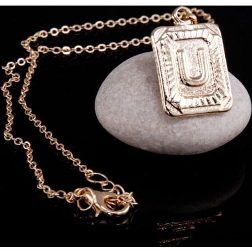Letter Metal Necklace