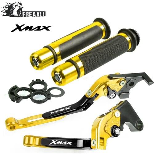 Motorcycle Adjustable Folding Brake Clutch Levers Handlebar Hand Grips For Yamaha XMAX125 XMAX250 XMAX400 2017 2018 XMAX 125 250