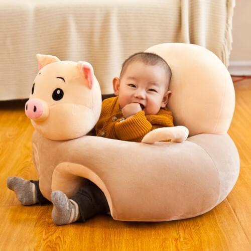 Cartoon plush toy baby school seat non-slip removable and washable 1-3 years old children sofa childrens gift