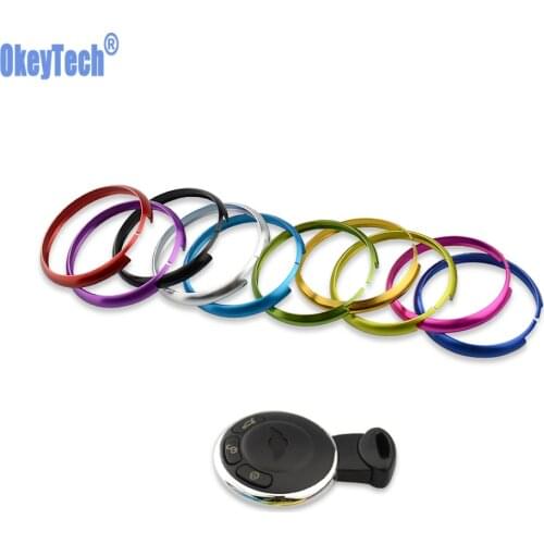 OkeyTech New Auto Smart Key Rings Keys Ring Protection Case Cover for BMW Mini Cooper High Quality Car Accessories Free Shipping