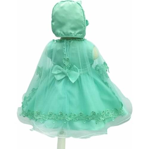3-Piece Infant Toddler Washing Dress Year-old Photo Wear Baby Princess