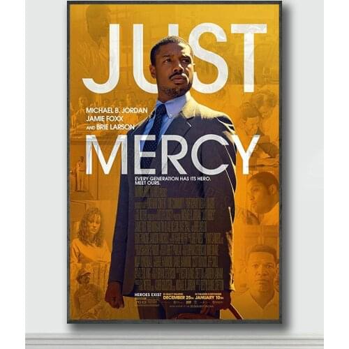 NJ112 Just Mercy Movie 1 Silk Posters and Prints wall art Art Poster Home Decor