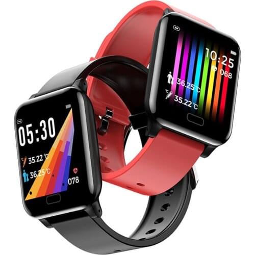 Smart Watch Body Temperature Heart Rate Monitor Calls/Messages Reminder Sport Clock IP67 Waterproof Sleep Tracker for Women Men