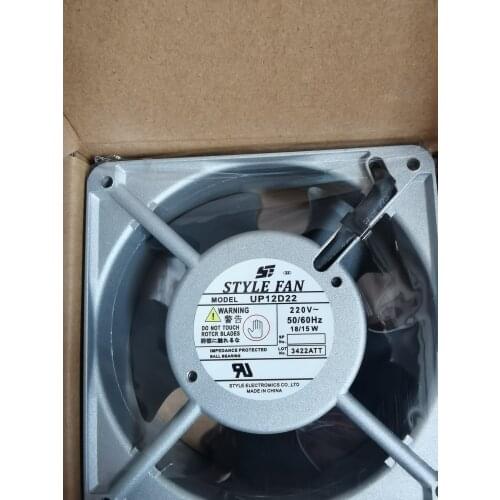 STYLE FAN UP12D22 axial flow cooling fan 220v unit price 6 months warranty this is socket type
