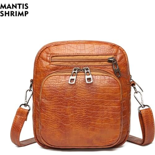 Womens Bag Messenger Bags PU Leather Shoulder Bags Women Casual Bags High Quality Ladies Zipper Crossbody Bag Fashion Bags