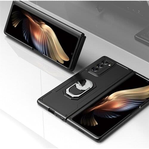 Ultra-thin PC All-inclusive Hard Shell Anti-fall Protective Sleeve Phone Case for Samsung Galaxy Z fold2/W21 Phone Accessories