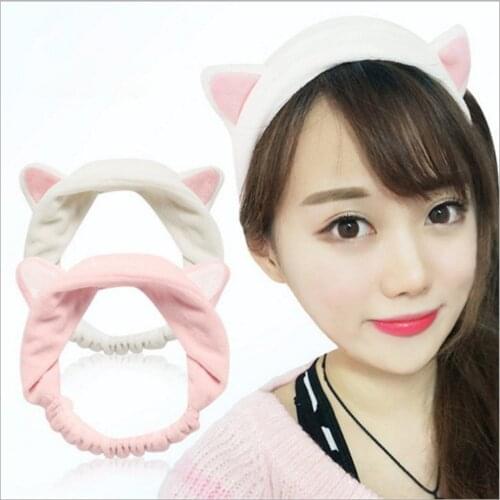 Women Ears Tools Elastic Hair Headbands Party Makeup Party Hairband Face Wash Headdress Breathable Fitness Headbands