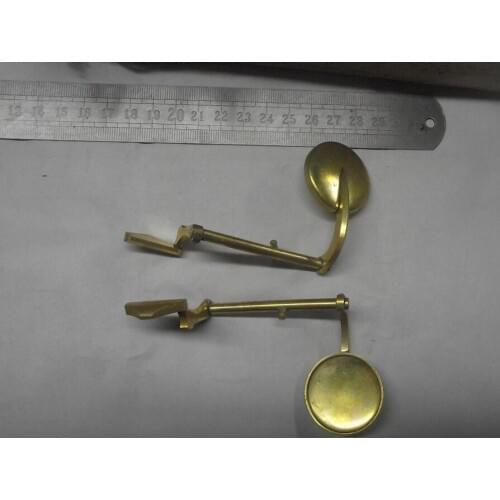 2 pcs Alto sax repair parts Brass unpainted