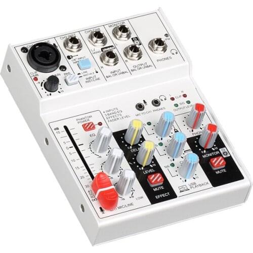 2020 Super September 4 Channel Dj Player Mixer USB Interface Mixer