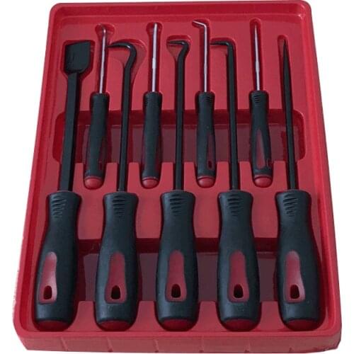 9pcs Car Pick Hook Set O Ring Oil Seal Gasket Puller Remover Craft Hand Tools