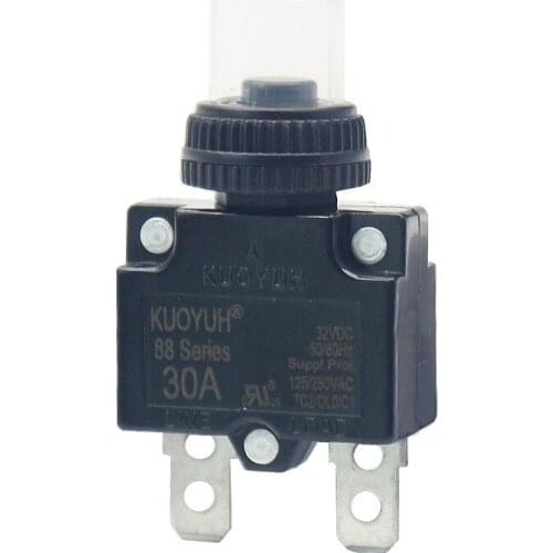 3A 4A 5A 6A 7A 7.5A 8A 10A 15A 18A 20A 25A 30A Circuit Breaker Thermal Overload Protector Automatic switch