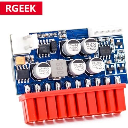 RGeek DC-ATX Power Supply 20Pin 12V 120W Output Mini ITX DC ATX PC Switch DC-DC ATX Pico PSU Power Supply for PC Computer