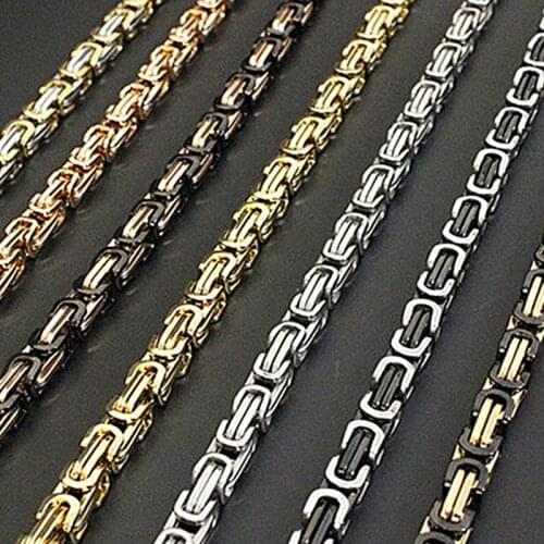 Chain on neck 2020 mens necklacesstainless steel chain necklace men chain men Cycling necklace gold male accessories jewelry