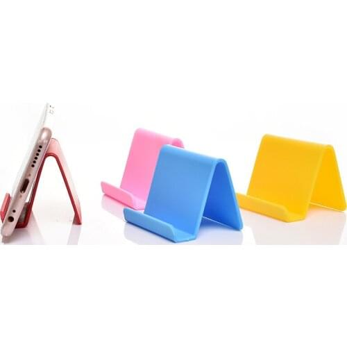 Candy Color Fixed Holder Mobile Phone Holder Mini Portable Kitchen Storage Shelves Home Supplies Shelf Holder Phone Stand