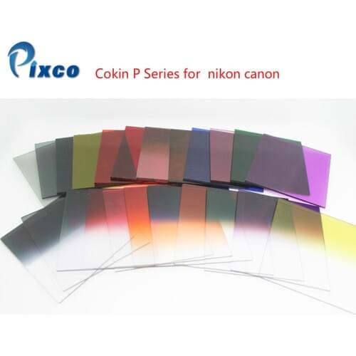 Graduated Color Square Filter Cokin P Series for nikon canon D5200 D5300 D5500 52MM 55MM 58MM 62MM