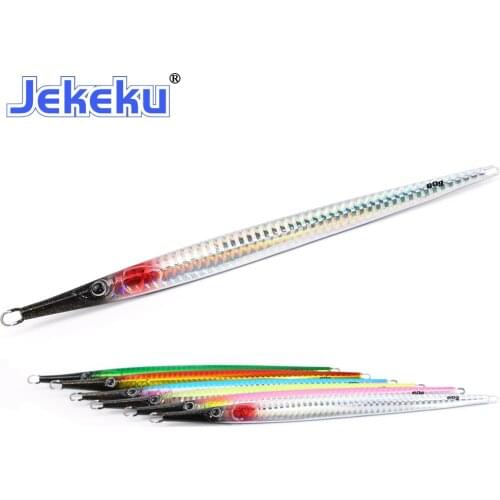JEKEKU 2021 Hard Bait Slow Jigging Lead Lure 80g Saltwater Metal Fishing Lure Artificial Bait Casting Tackle