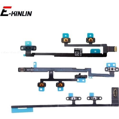 Power Switch Button For iPad Air 2 3 2019 Mini 1 2 3 4 5 On Off Volume Key Button Ribbon Flex Cable