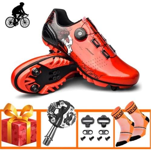 Cycling Sneaker Men Zapatillas Ciclismo Mtb SPD Shoes Breathable Self-locking Outdoor Sports Mountain Bike Racing Bicycle Shoes