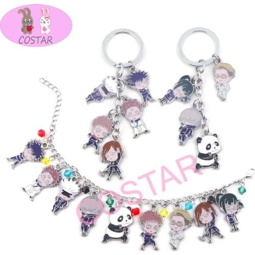 COSTAR Hot Anime Jujutsu Kaisen Itadori Yuji Fushiguro Megumi Gojo Satoru Panda Character Series Bracelet