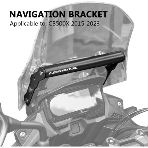Motorcycle GPS/SMART PHONE Navigation GPS Plate Bracket Adapt Holder Black For Honda CB 500X CB500X 2016 2017 2018 2019