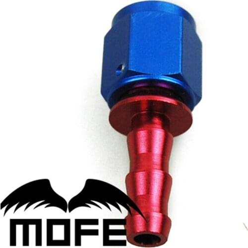 MOFE AN10 AN6 AN8 AN4 AN12 Straight Push On Fitting Oil Cooler Hose Fitting Reusable Hose End Adapter