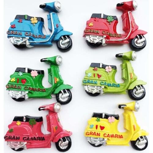 QIQIPP Creative magnetic refrigerator stickers Spain Grand Canary Island tourism commemorative