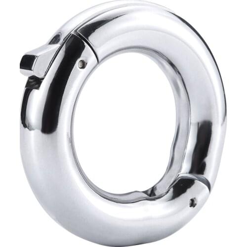 Stainless Steel Penis Ring Male Adjustable Scrotum Stretcher Metal Penis Cock Lock Ring Delay Ejaculation Sex Toys For Men