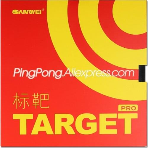 SANWEI TARGET Provincial (Sticky Forehand Offensive) SANWEI Table Tennis Rubber Target Pro SANWEI Ping Pong Sponge