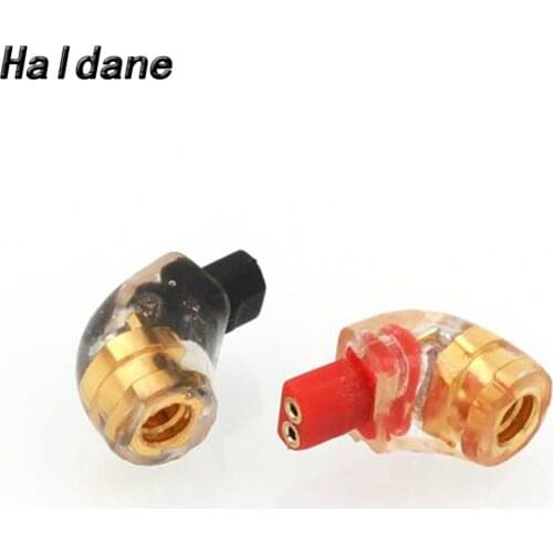 Haldane pair Gold Plated Headphone Plug for im01 im02 im03 im04 im50 im70 Male to MMCX 0.78mm Female Converter Adapter