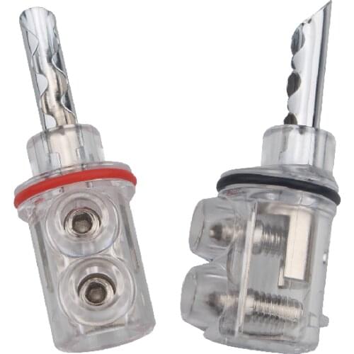 HiFi Speaker Banana Plug Pure Copper Banana Lock Plugs Audio Cable Connector - 8mm - ( 8 Pieces )