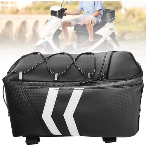 Motorcycle storage bag Luggage Bike Rack Rear Carrier Bag Waterproof Motorcycle Tail Tool Bag Outdoor Riding Backpack