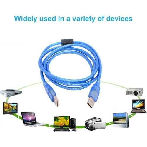USB Data Cable Dual-head High Speed 150/300cm USB2.0 Male to Male Data Extension Cord Plug Play for Computer