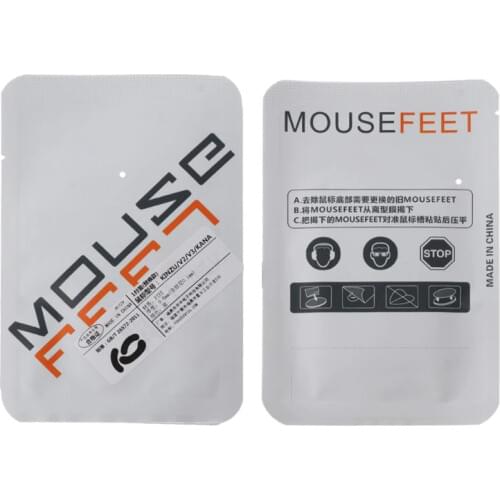 1 Set 0.6mm Replace Mouse Feet Mouse Skates for steelseries KANA Kinzu V2 Mouse Drop shipping
