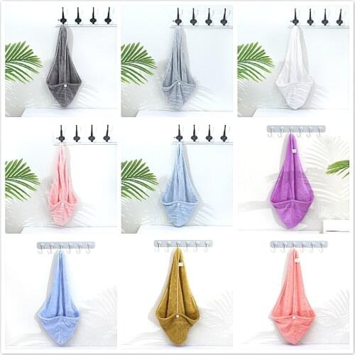 1piece Essential for Swimming Shower Water Absorption Quick Drying Hair Hat Towel Cap Soft Shower Cap Available In Ten Colors