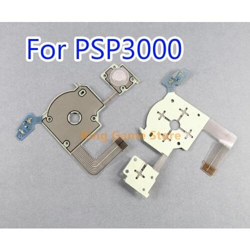 20pcs/lot Original Left Ribbon Keyboard Button Flex Cable for PSP3000 PSP 3000 Game Console L button Cable With Rubber