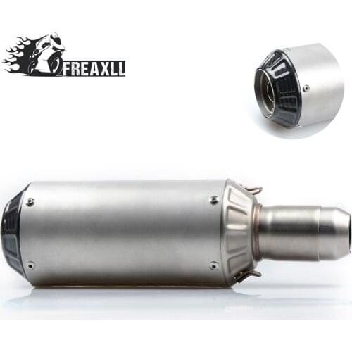 36-51MM Universal Motorcycle Exhaust Carbon Motorbike Exhaust Pipes Bike Muffler For Kawasaki BMW R 1150 GS Adventure K 1200 RS