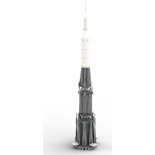 MOC Space Rocket Shuttle Launch International Ship Station Port Sets Model Building Block Kits Bricks Toys Spaceport 414pcs