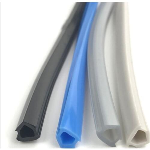 4mm/6mm/8mm/10mm slot Flat Seal Aluminum Profile Soft Slot Cover 1m length For Cnc Creality Cr-10 Machine Diy Parts